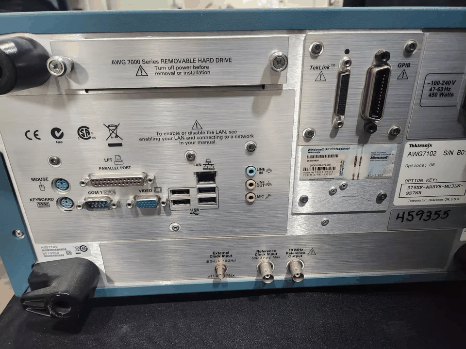 Tektronix AWG7102 Arbitrary Waveform Generator 10GS/s 2CH