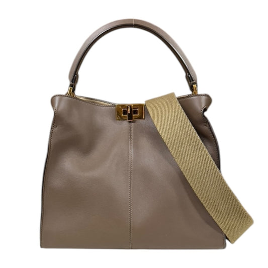 Fendi 8BN310 Shoulder Bag Leather Brown Ladies [u1179525486]