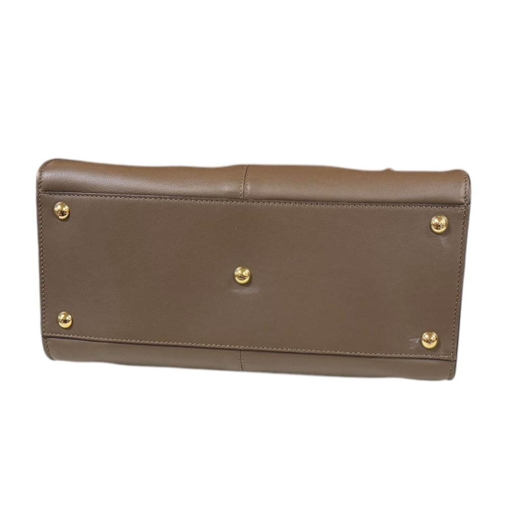 Fendi 8BN310 Shoulder Bag Leather Brown Ladies [u1179525486]