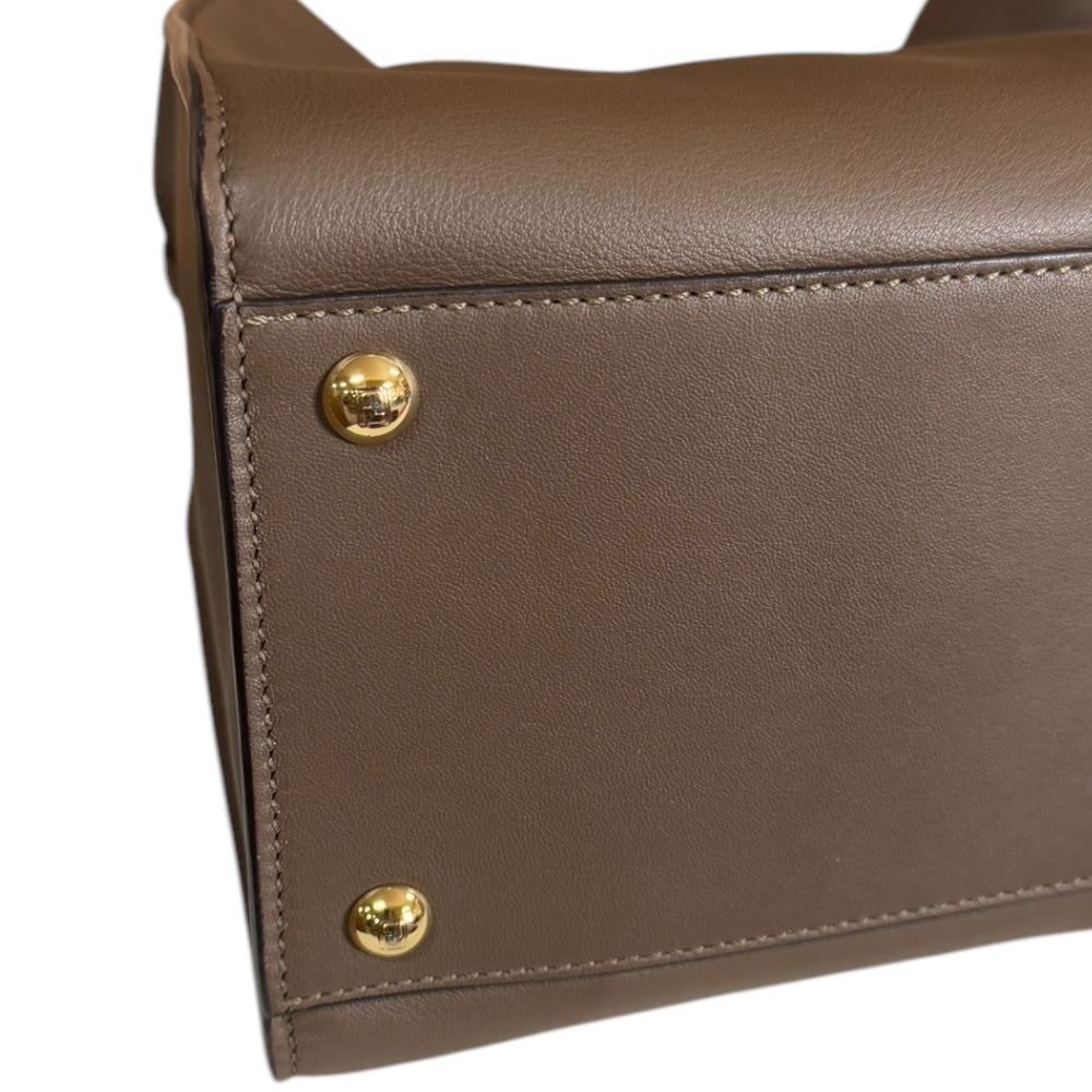 Fendi 8BN310 Shoulder Bag Leather Brown Ladies [u1179525486]