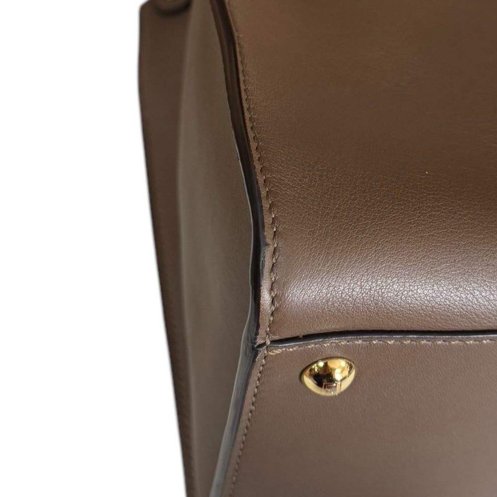 Fendi 8BN310 Shoulder Bag Leather Brown Ladies [u1179525486]