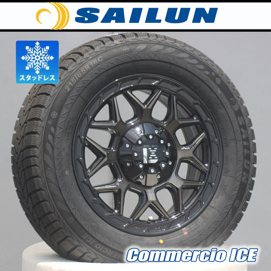 [Car model] Hiace 200 series HIACE｜2024 studless SAILUN Commercio ICE 215/65R16 16 inch 4 piece set LEXXEL InFerno vehicle inspection compatible [o1197118812]