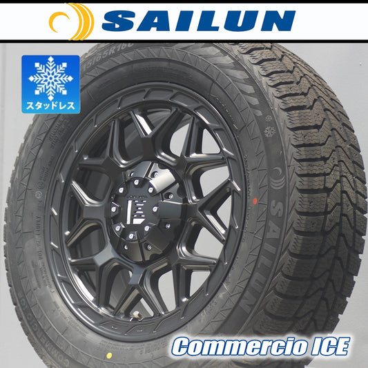 Bargain items available now! [Car model] Hiace 200 series HIACE｜2024 studless tire SAILUN Commercio ICE 215/65R16 16 inch LEXXEL InFerno [e1200674655]