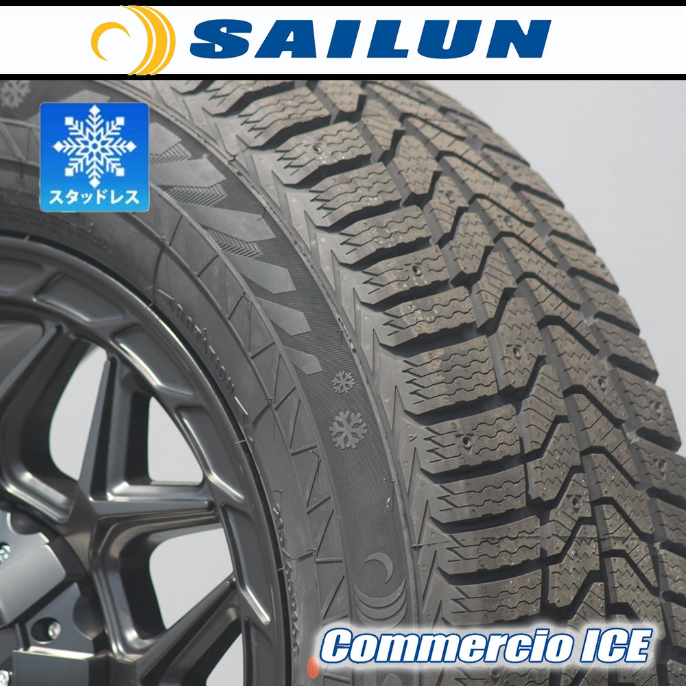 Bargain items available now! [Car model] Hiace 200 series HIACE｜2024 studless tire SAILUN Commercio ICE 215/65R16 16 inch LEXXEL InFerno [e1200674655]