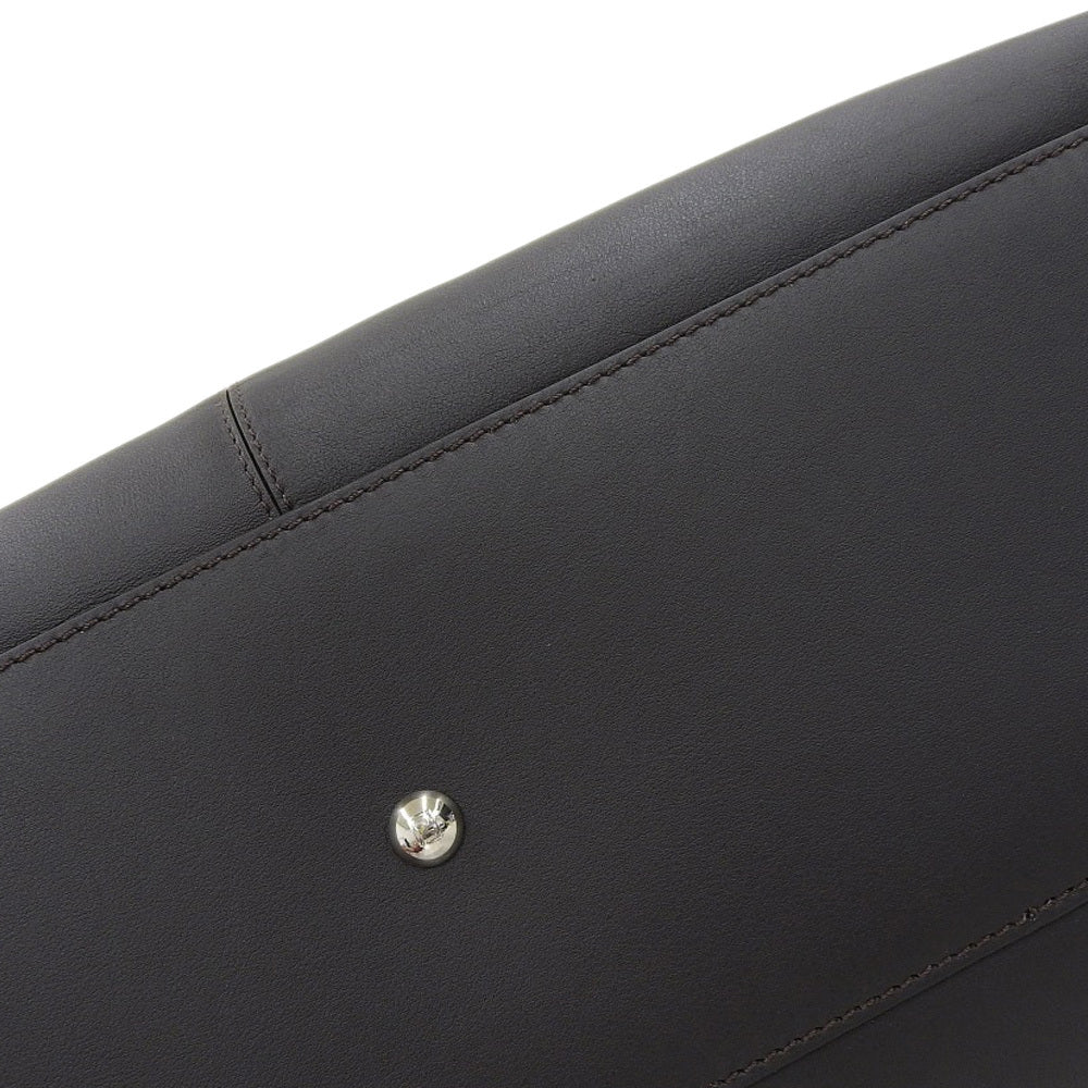Fendi 8BN304 Handbag Leather Dark Brown [r1203394147]