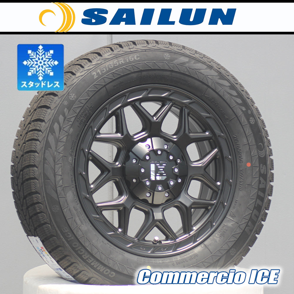 [Car model] 200 series HIACE | Studless 2024 vehicle inspection compatible InFerno siren 215/65R16 16 inch new set of 4 [s1205495230]
