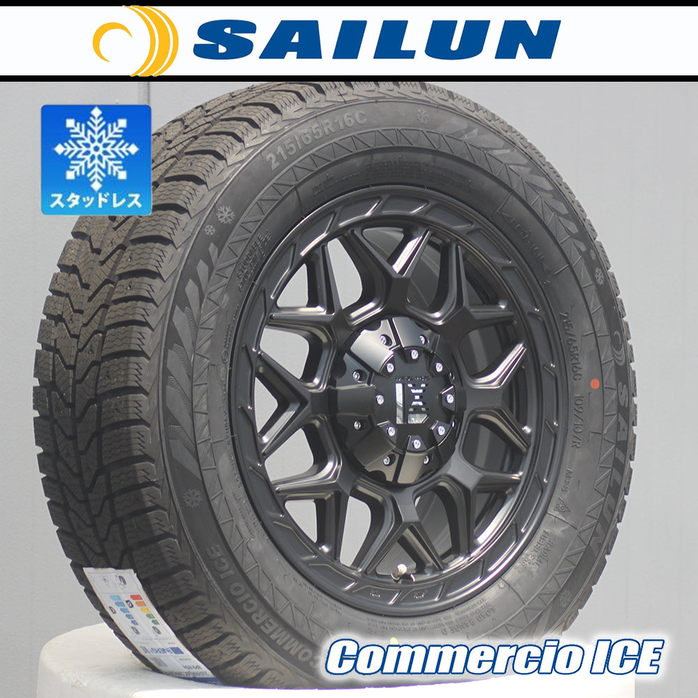 [Car model] 200 series HIACE | Studless 2024 vehicle inspection compatible InFerno siren 215/65R16 16 inch new set of 4 [s1205495230]