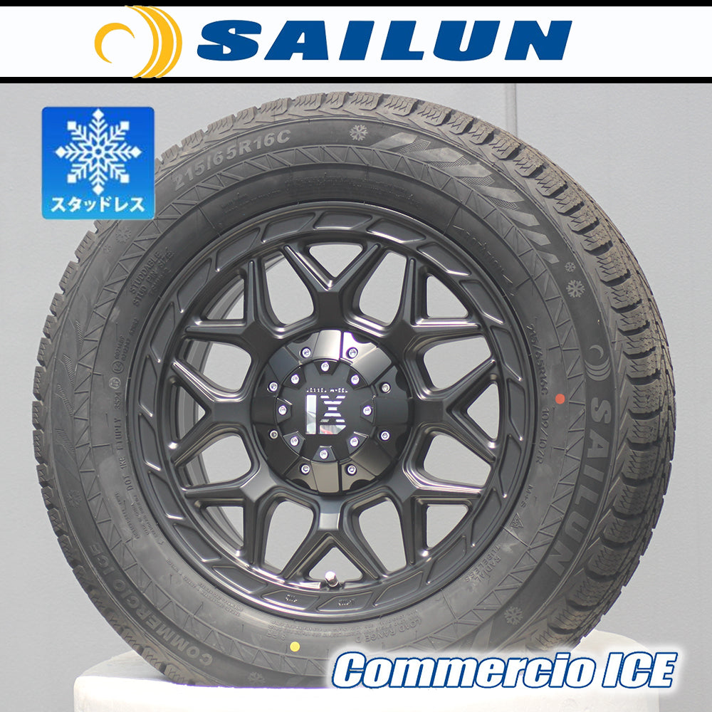 [Car model] 200 series HIACE | Studless 2024 vehicle inspection compatible InFerno siren 215/65R16 16 inch new set of 4 [s1205495230]