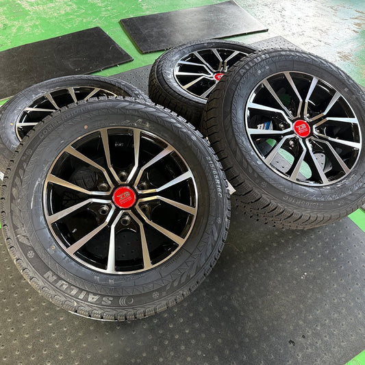 Immediate delivery [transparent/damaged item] Studless 200 series Hiace 4 new tires wheels winter SAILUN 215/65R16 16 inch Zerobreak FORCE Made in 2024 [1205780183]