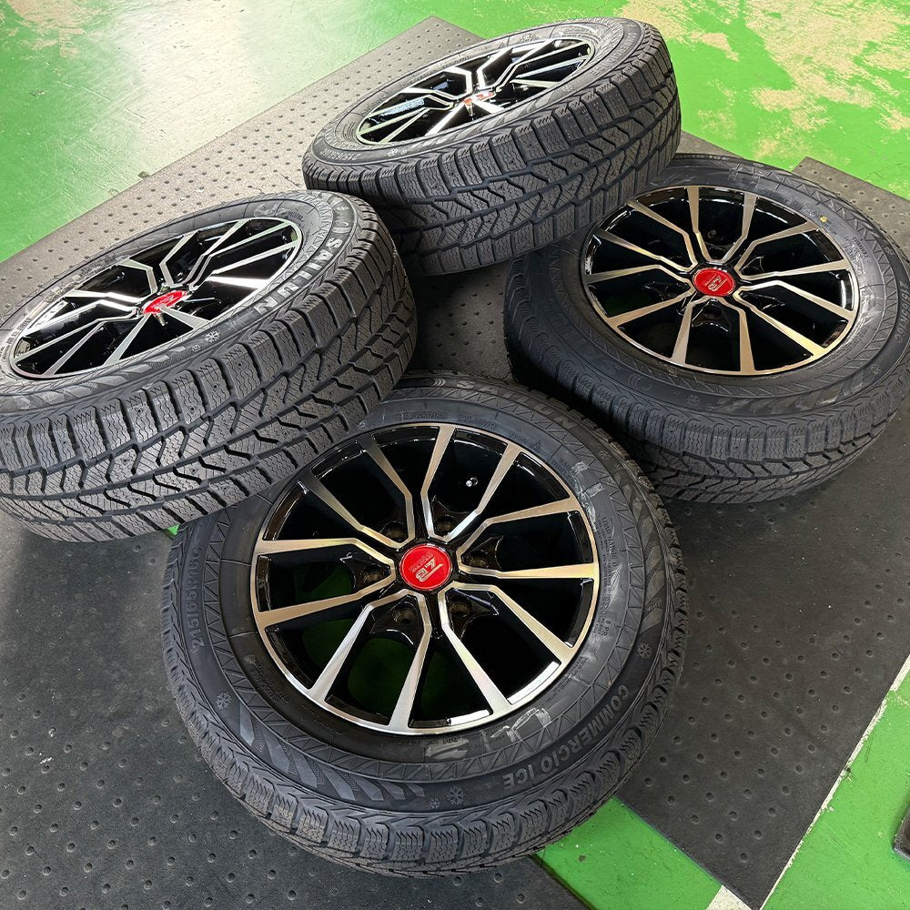 Immediate delivery [transparent/damaged item] Studless 200 series Hiace 4 new tires wheels winter SAILUN 215/65R16 16 inch Zerobreak FORCE Made in 2024 [1205780183]