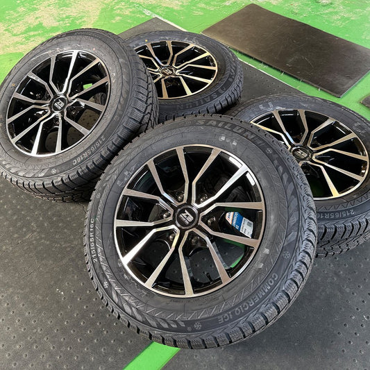 Immediate delivery [Limited to 1 unit] Studless Hiace 200 series tire wheel SAILUN 215/60R17 17 inch Zerobreak FORCE New set of 4 [s1205988292]