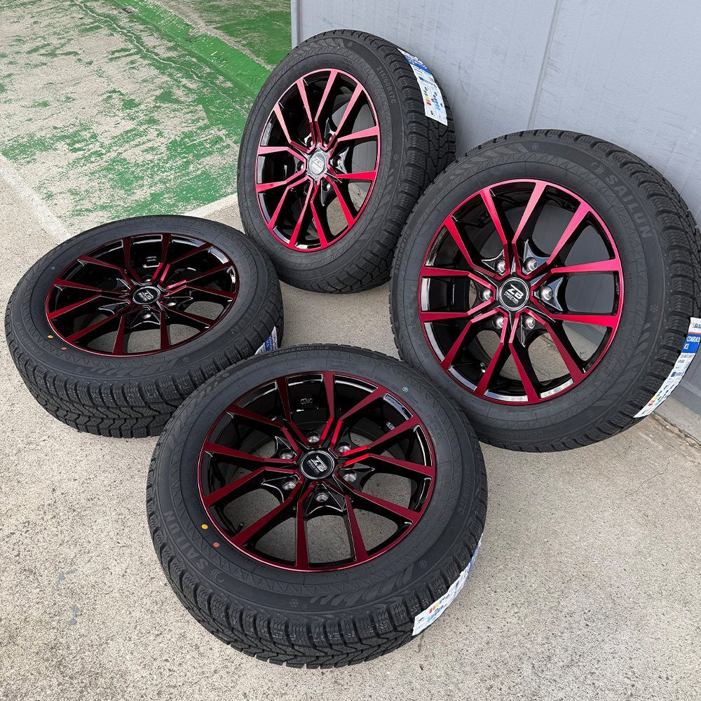 [Special price reduction! ] Hiace 200 series studless tire wheel SAILUN 215/60R17 17 inch Zerobreak FORCE new set of 4 [u1206143474]