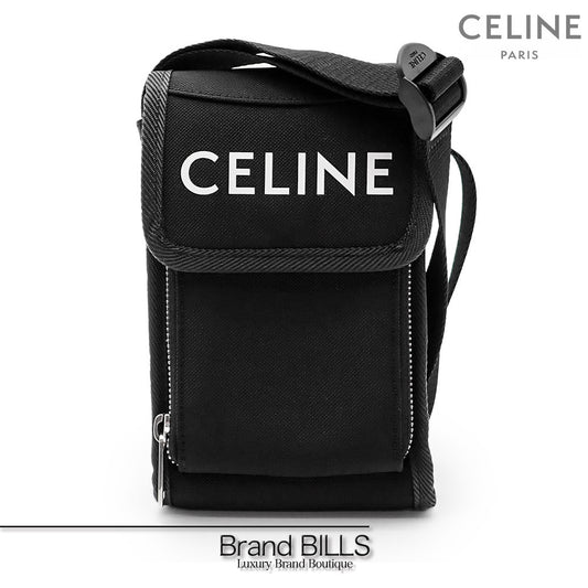 CELINE 10K032EIY Phone Pouch Shoulder Bag Nylon Black [e1209163021]