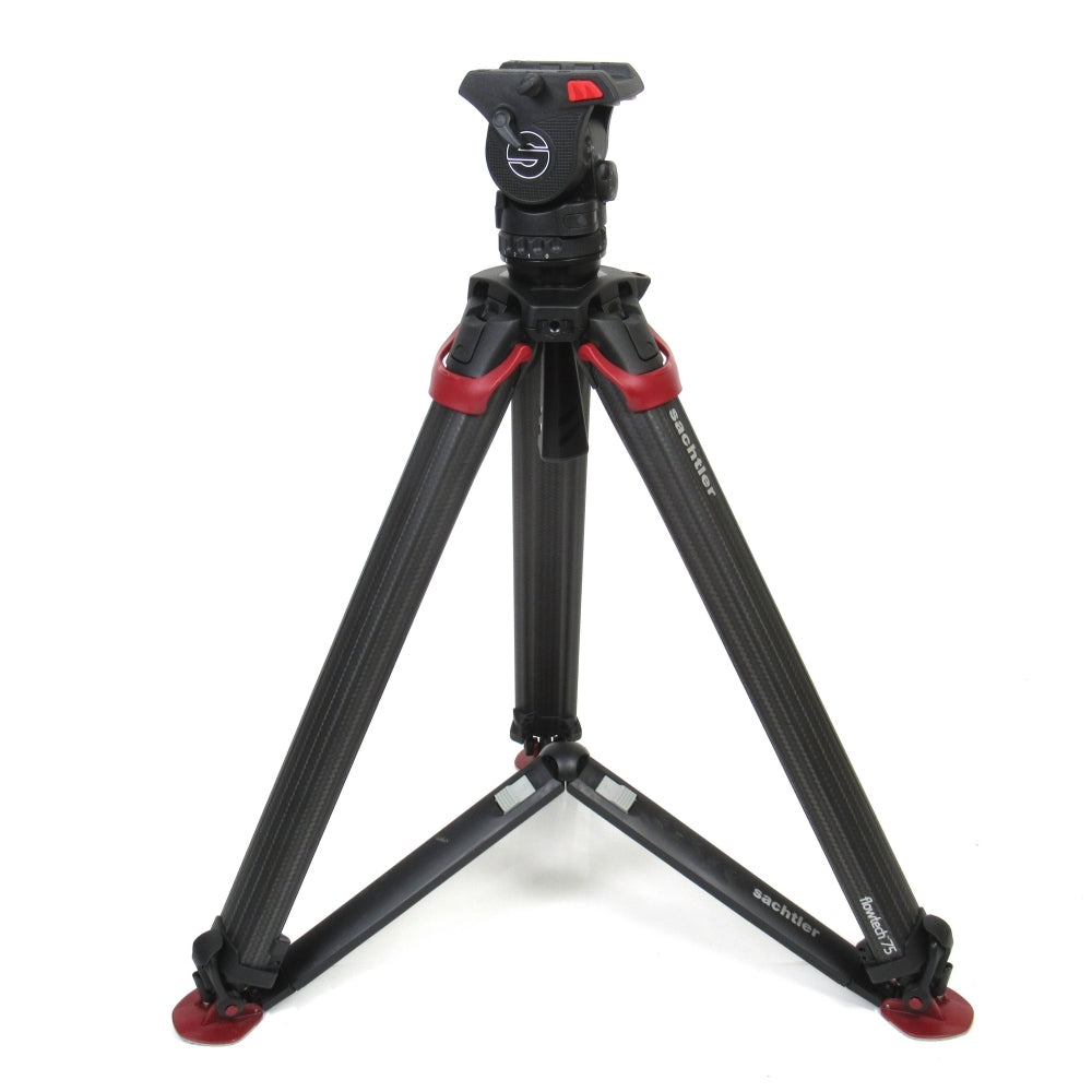 Sachtler ace XL Tripod Head + Flowtech 75 Carbon Tripod Set with Soft Case [m1209980557]