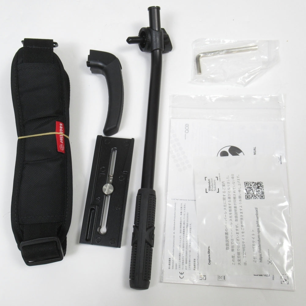 Sachtler ace XL Tripod Head + Flowtech 75 Carbon Tripod Set with Soft Case [m1209980557]