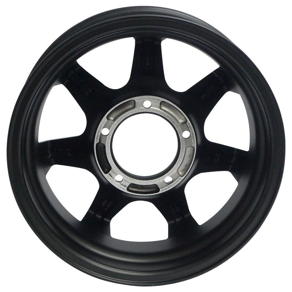 MUD-SR7 16 inch 5.5J -20 Matte Black + DUNLOP GRANDTREK PT5 225/70R16 103H Tire Set [j1211578345]
