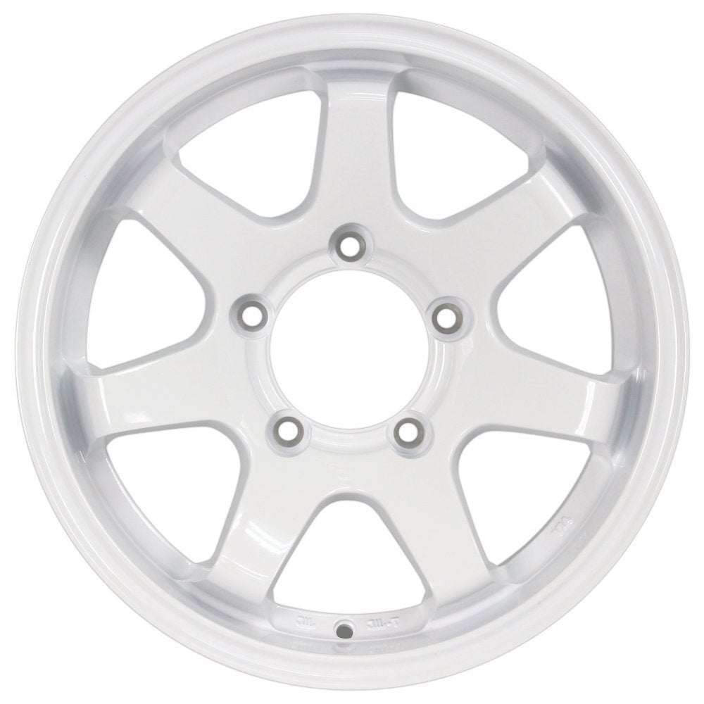 MUD-SR7 16 inch 5.5J -20 Shine White Wheels DUNLOP GRANDTREK PT5 225/70R16 103H Tires [u1211582877]