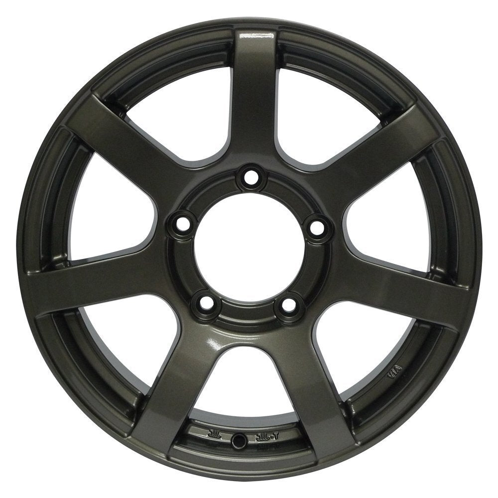 MUD-S7 16 inch 5.5J +20 Gunmetal Wheels & DUNLOP GRANDTREK PT5 225/70R16 103H Tires [g1211582117]