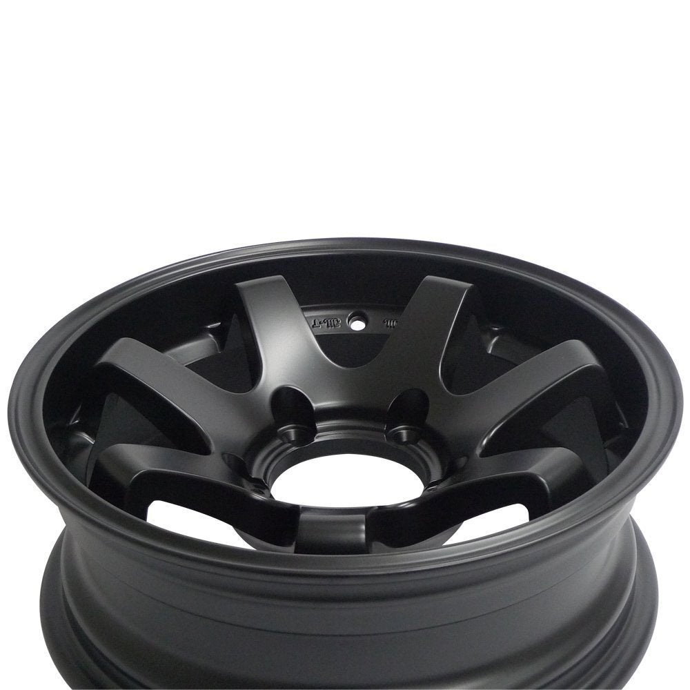 MUD-SR7 Jimny Matte Black Wheels DUNLOP GRANDTREK AT5 Tires 175/80R16 Set of 4 [p1211579091]