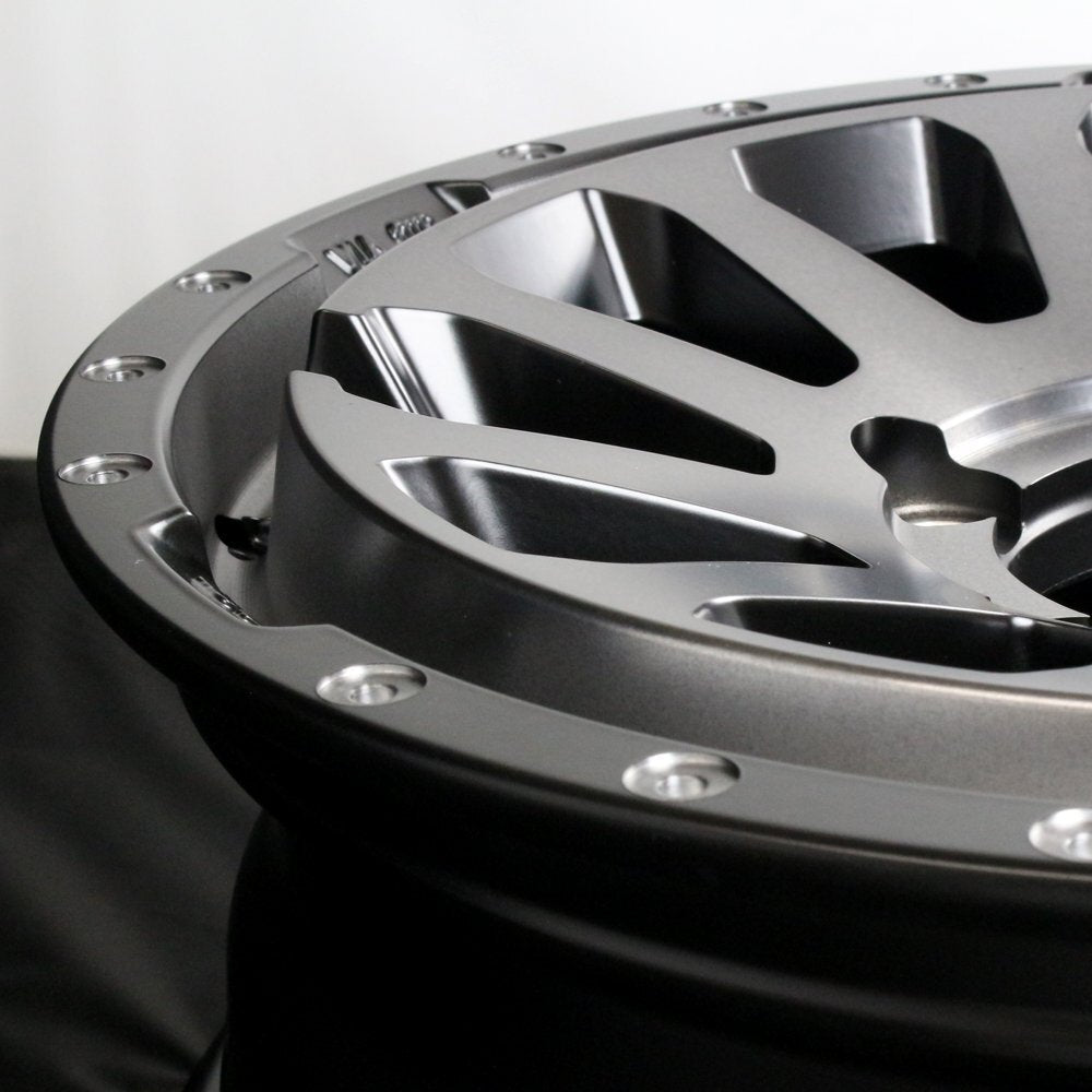 MUD-ZEUS Jimny 5.5J+20 Light Black Coat DUNLOP GRANDTREK AT5 175/80R16 91S Set of 4 [b1211586151]