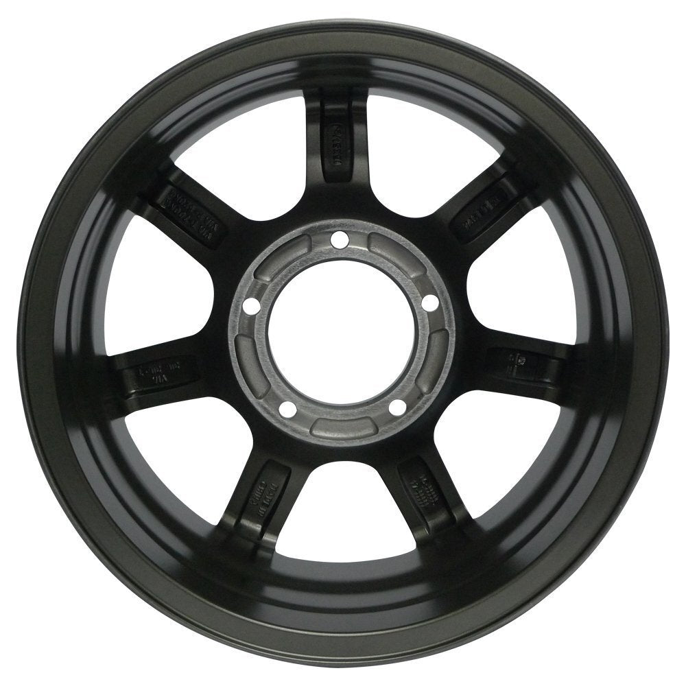 MUD-S7 16 inch 5.5J +20 Gunmetal Wheels + DUNLOP GRANDTREK PT5 175/80R16 91S Tires [1211578297]