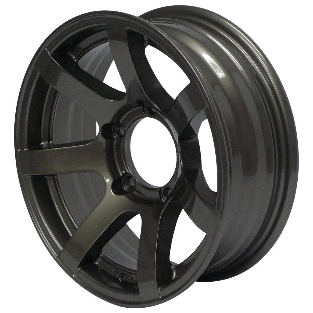 MUD-S7 Jimny 5.5J-20 Gunmetal DUNLOP GRANDTREK AT5 175/80R16 Set of 4 [r1211585525]