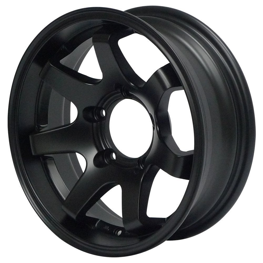 MUD-SR7 16 inch 5.5J -20 Matte Black + DUNLOP GRANDTREK PT5 225/70R16 103H Tire Set [j1211578345]