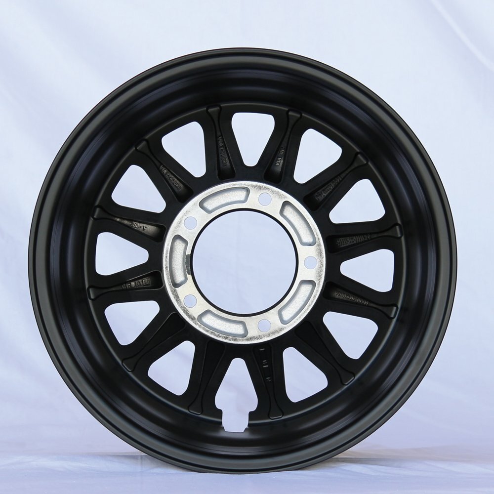 MUD-ZEUS Jimny 5.5J+20 Matte Black DUNLOP GRANDTREK MT2 195R16C Set of 4 [u1211578936]