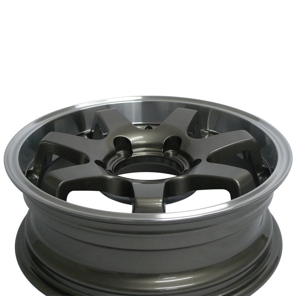MUD-SR7 Jimny 5.5J+20 Gunmetal DUNLOP GRANDTREK AT5 175/80R16 91S Set of 4 [e1211583172]