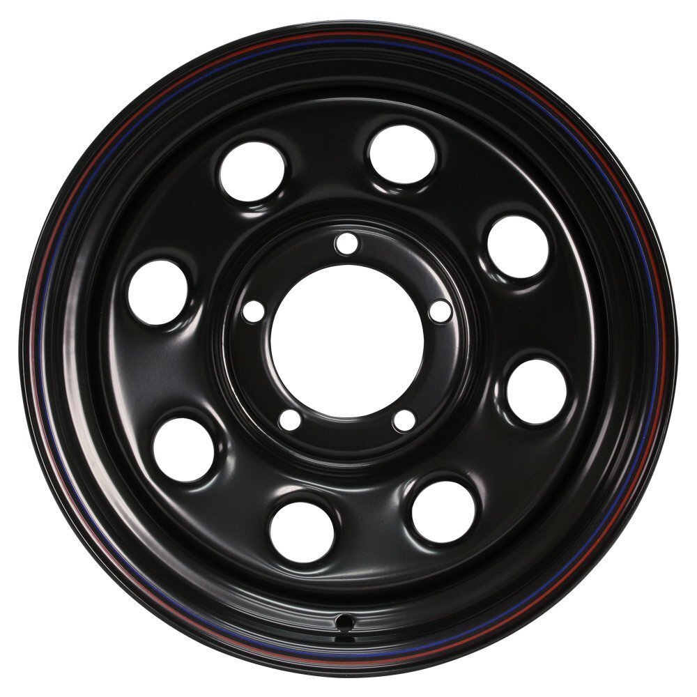 Matsudoya Third Son Tetsuhachi 6.0J -20 Black Wheels + DUNLOP GRANDTREK AT5 175/80R16 Tires Set of 4 [u1211885281]