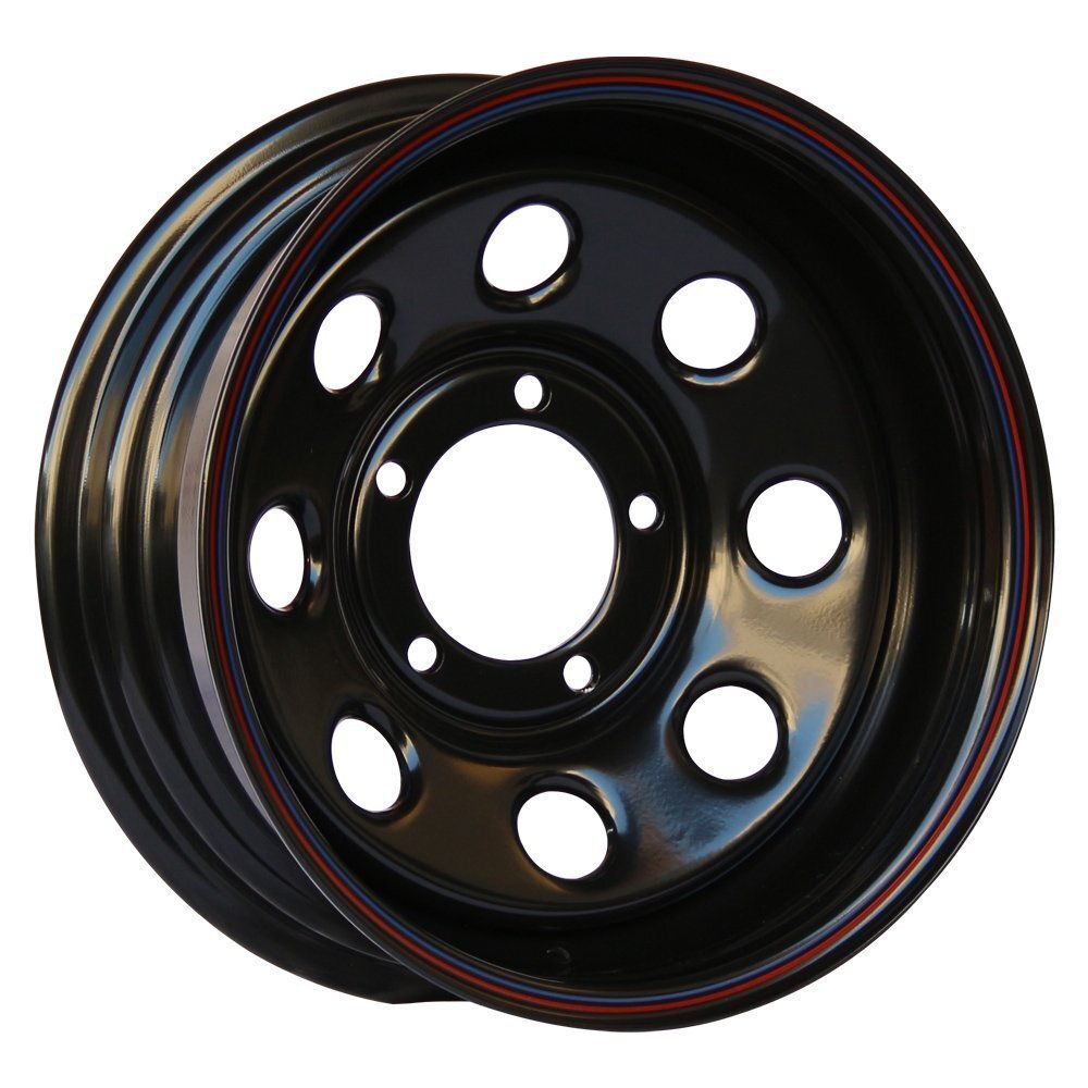 Matsudoya Third Son Tetsuhachi 6.0J -40 Black Set of 4 DUNLOP GRANDTREK AT5 175/80R16 91S [h1211892400]