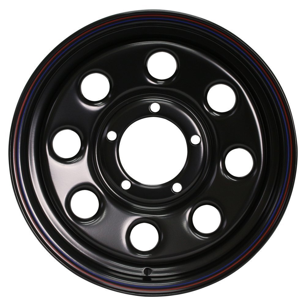 Matsudoya Third Son Tetsuhachi 6.0J +20 Black DUNLOP GRANDTREK AT5 175/80R16 91S Set of 4 [g1211888567]