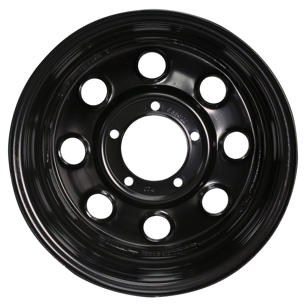 Matsudoya Third Son Tetsuhachi 6.0J +20 Black DUNLOP GRANDTREK AT5 175/80R16 91S Set of 4 [x1211888537]