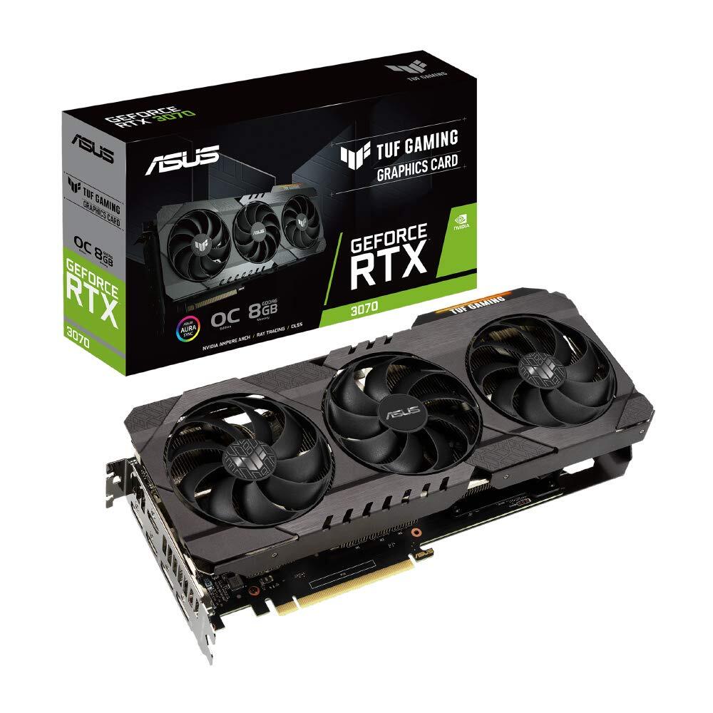 ASUS TUF-RTX3070-O8G-GAMING NVIDIA GeForce RTX 3070 Graphics Card [u1216691499]