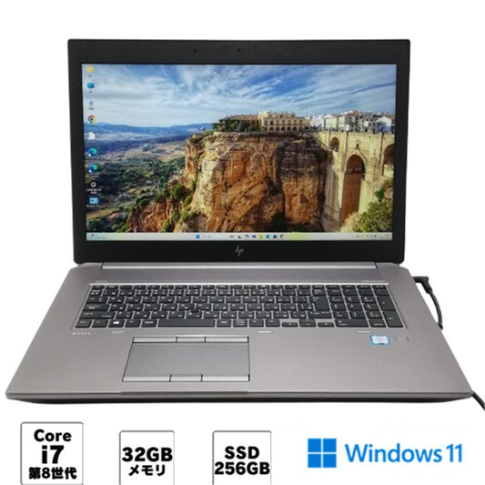 HP Zbook 17 G5 Laptop Core i7 8850H 32GB SSD NVIDIA Windows 11 [j1217055308]