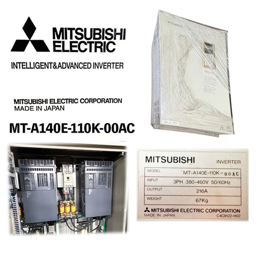 Mitsubishi Electric MT-A140E-110K-00AC Inverter 3PH 380-460V 216A (open box) [b1236353894]