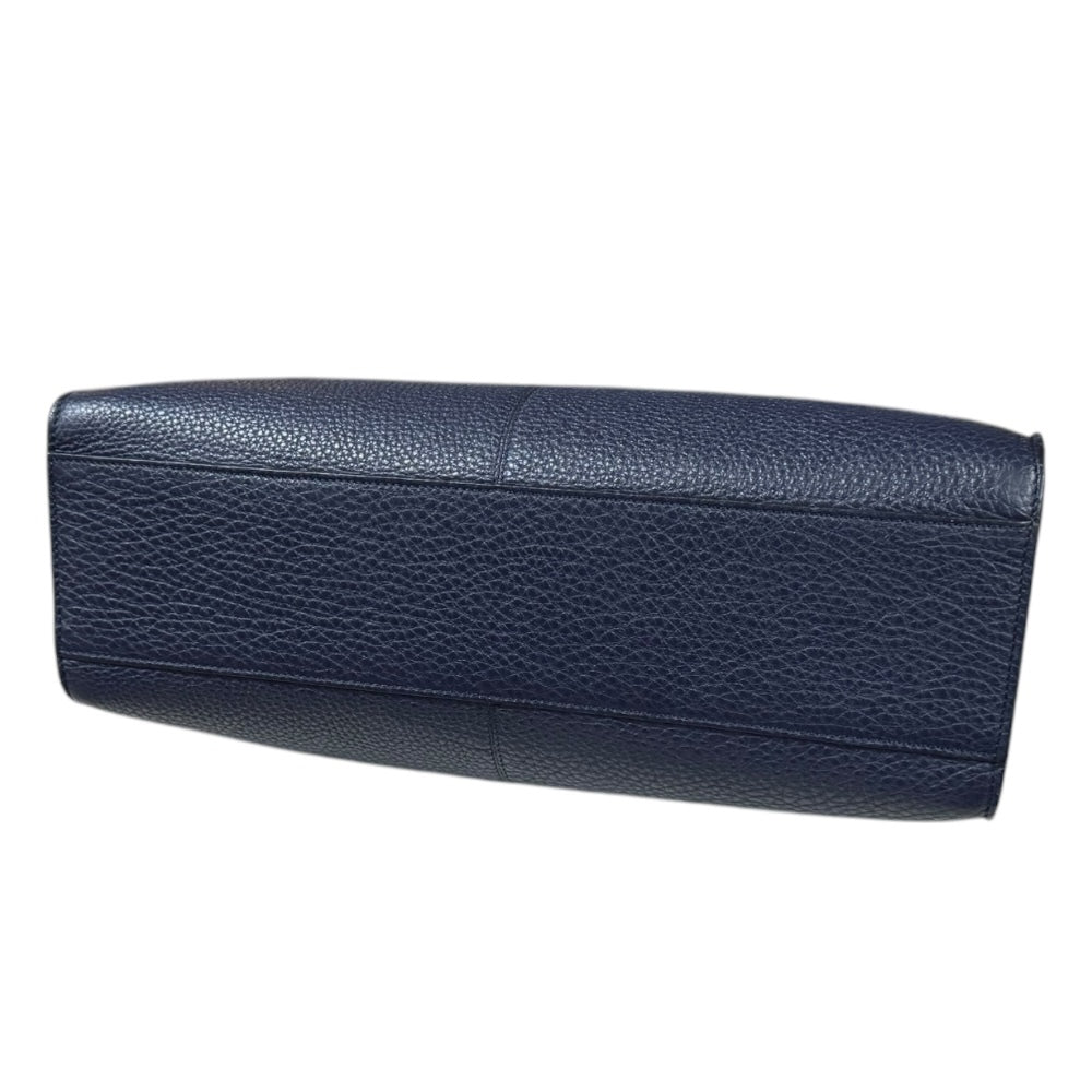 Fendi 7VA447 Tote Bag Leather Navy Men's [g1240735026]