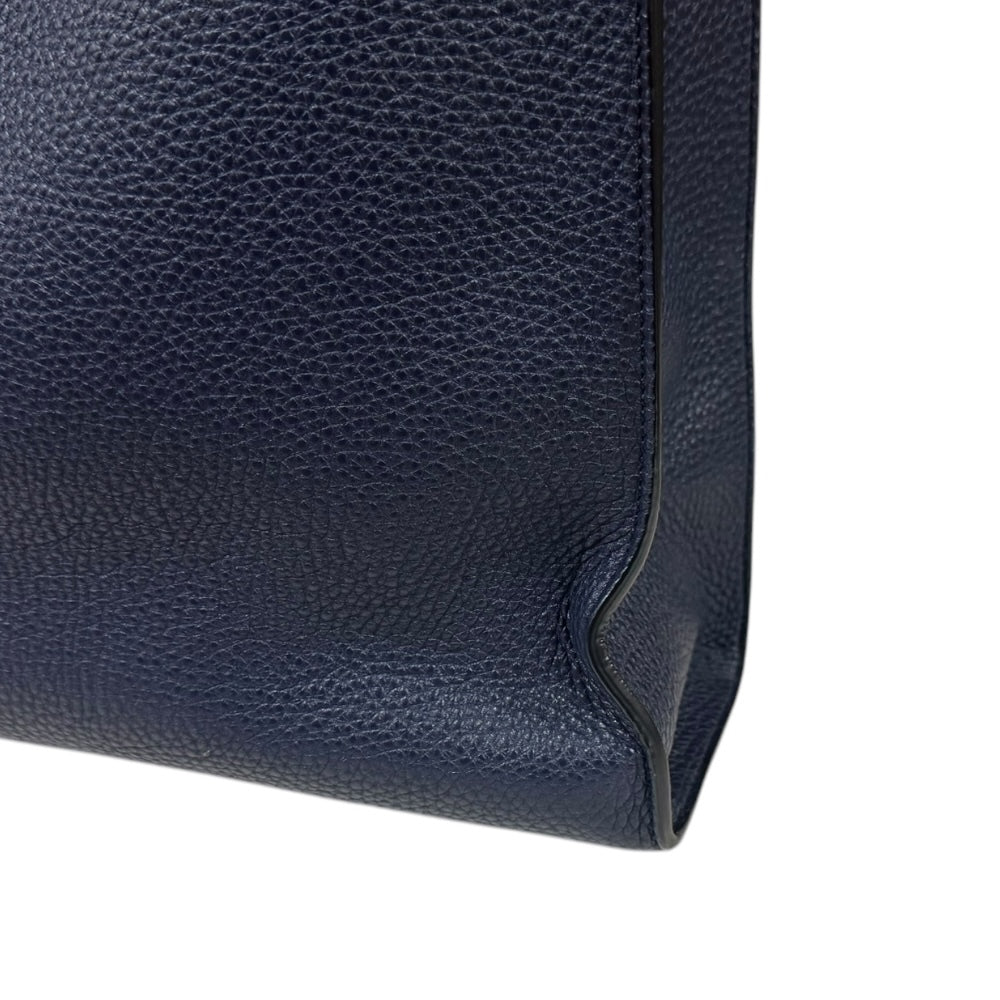 Fendi 7VA447 Tote Bag Leather Navy Men's [g1240735026]