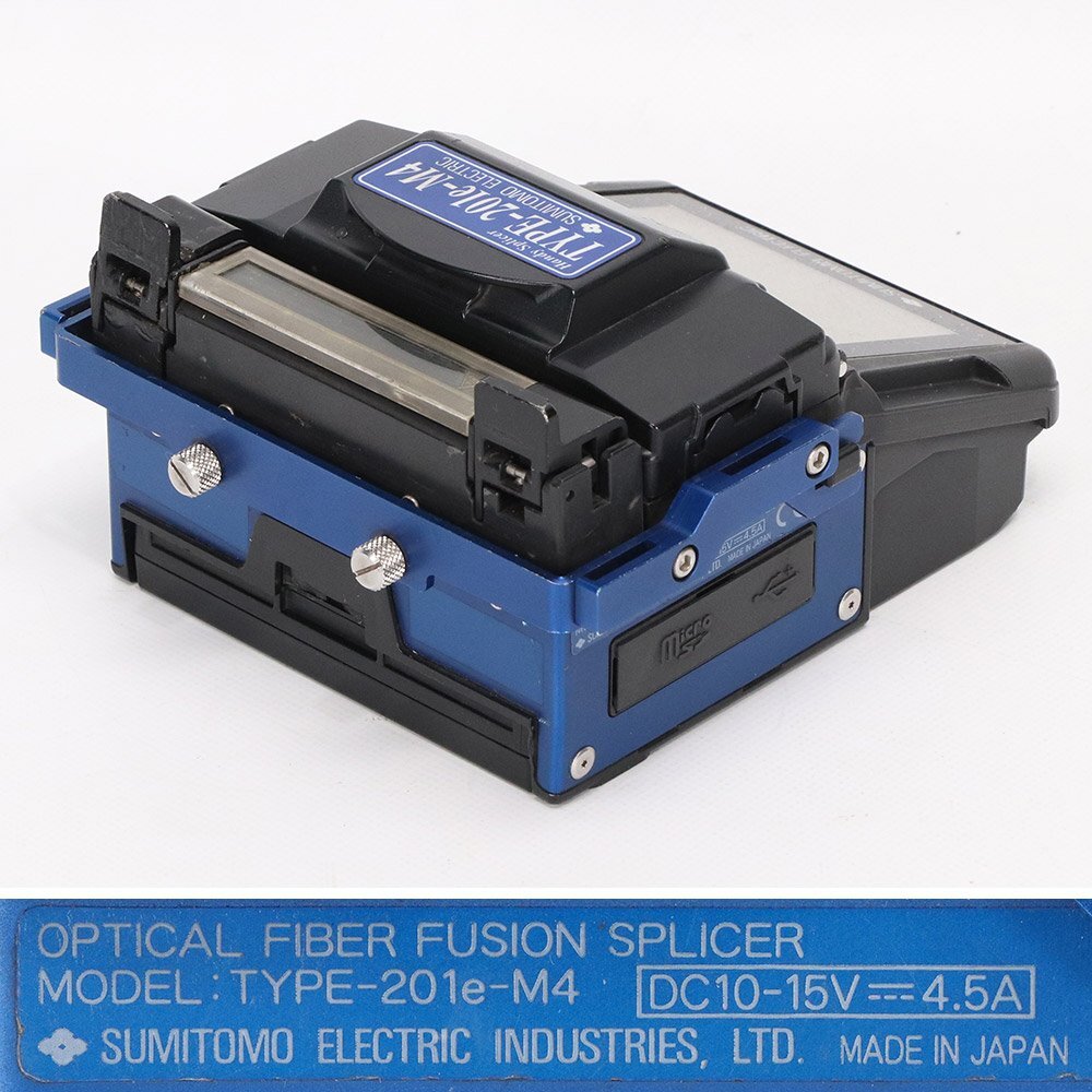 SUMITOMO ELECTRIC TYPE-201e-M4 Fusion Splicer Total Discharge Count 9264 [w1244878343]