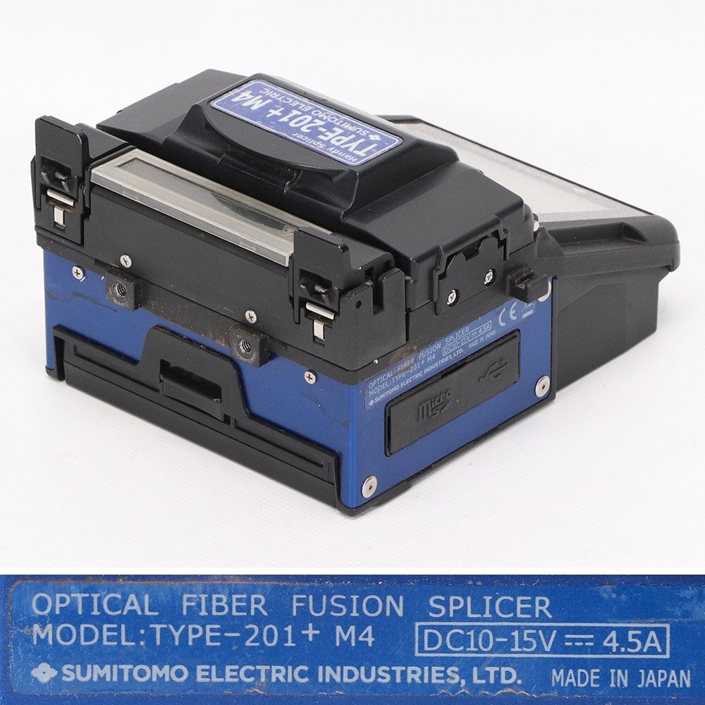 Sumitomo Electric TYPE-201+M4 Fusion Splicer Total Discharge Count 5492 [o1245759473]