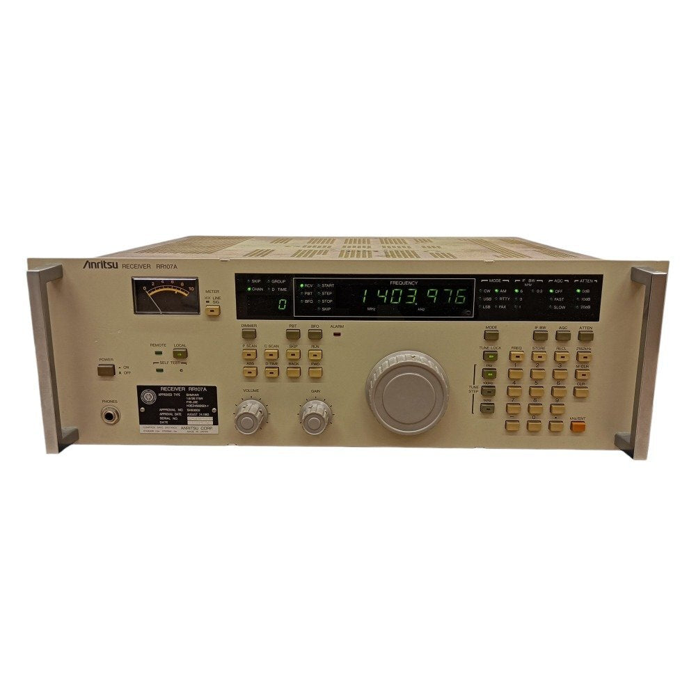 Anritsu RR107A SHM1AR MF/HF Receiver 2182 kHz GMDSS (for parts or not working) [n1246238120]