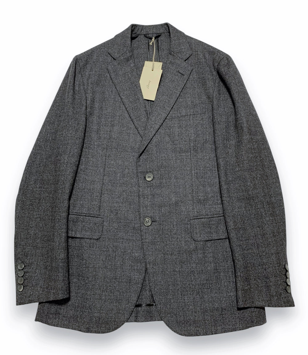 SALE☆Brioni Brioni Size 48 Blissful Comfort Sartoria Method Men's Jacket Charcoal Gray Made in Italy [l1211473161]
