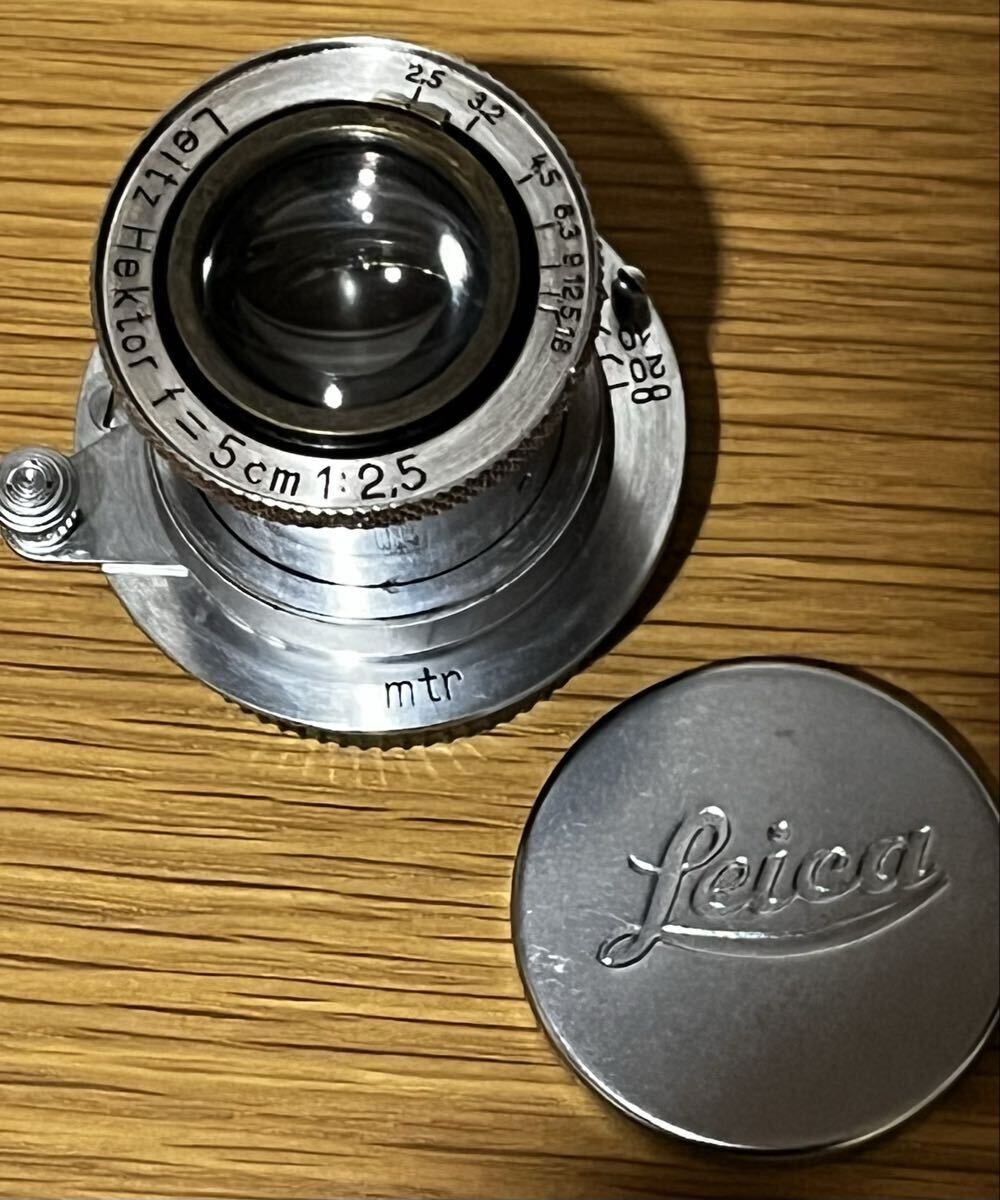 Leica Hektor 5cm f2.5 Lens with Chrome Finish and UN Filter [b1213710979]