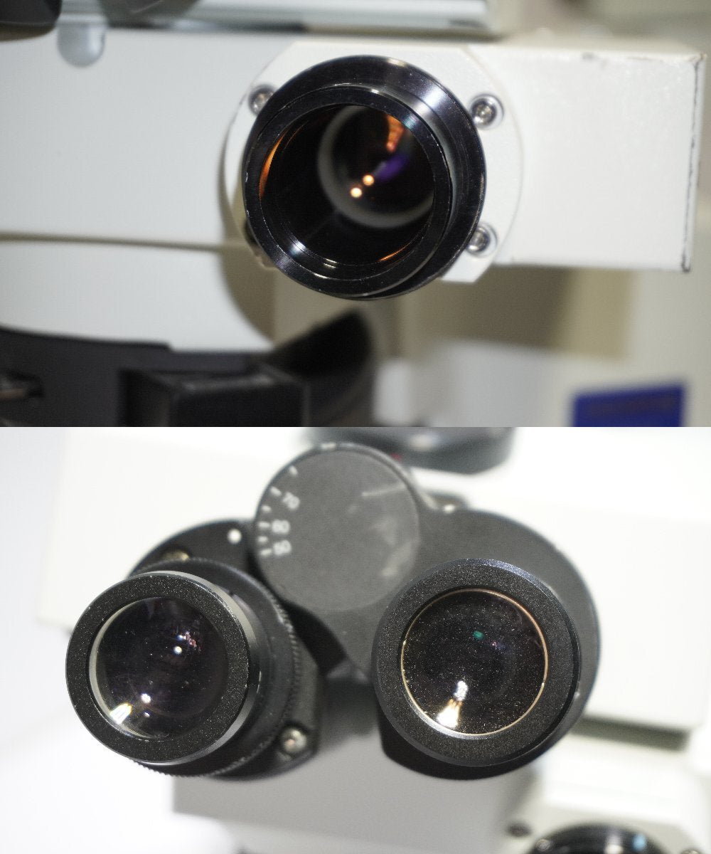 Olympus BX51TF Microscope with U-MDOB3 Objective Lenses and WF10X/20 Eyepieces [q1219501281]