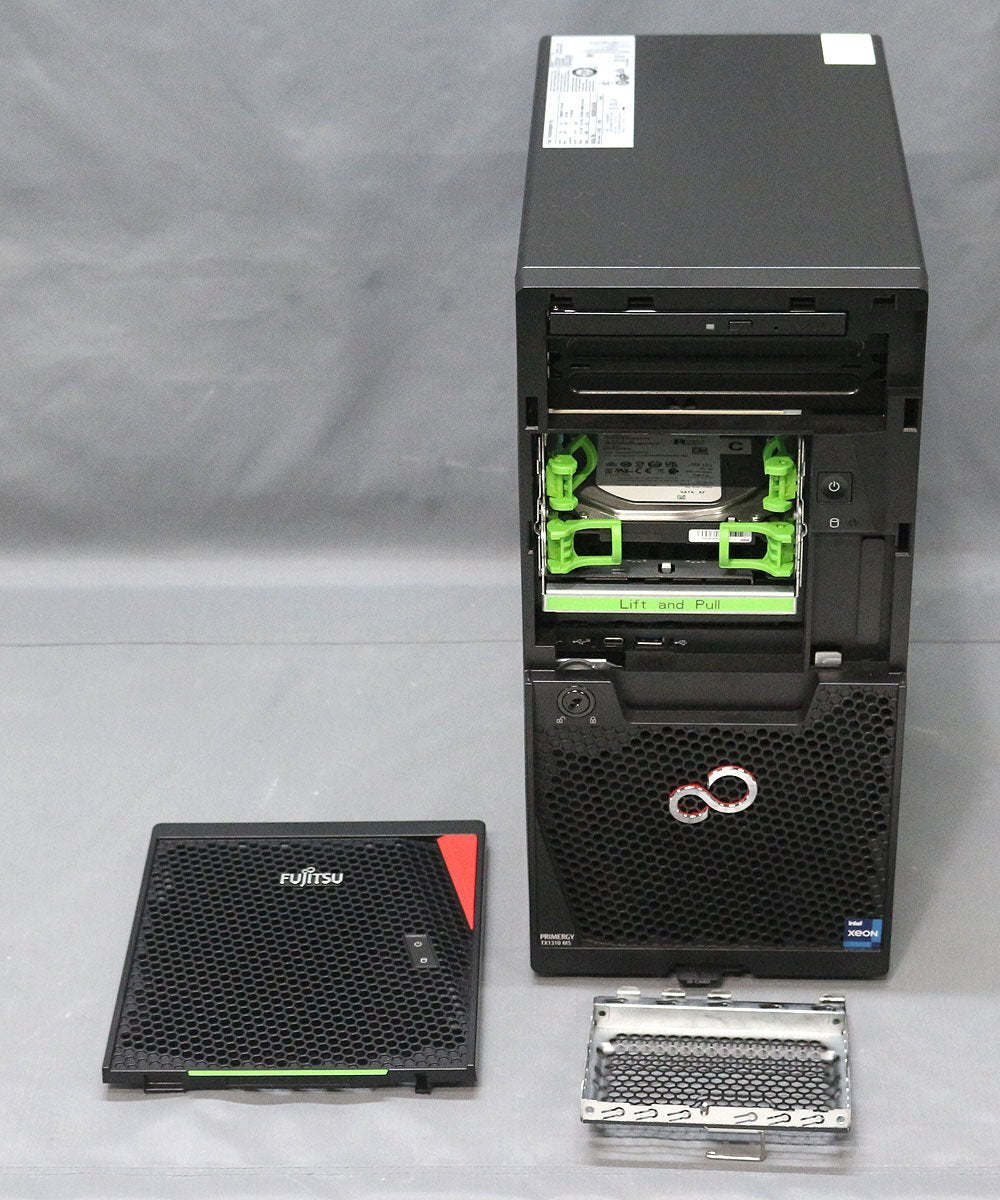 Fujitsu PRIMERGY TX1310 M5 Server Xeon E-2324G 3.10GHz 8GB RAM 2TB HDD x3 DVD-RW (as-is) [x1245867653]