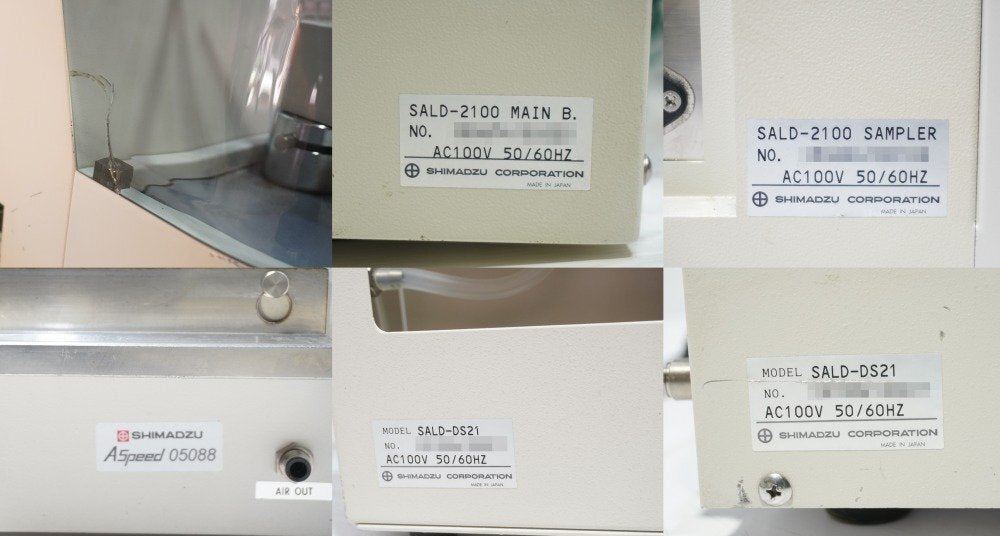 Shimadzu SALD-2100 SALD-DS21 Laser Diffraction Particle Size Analyzer [f1203475998]