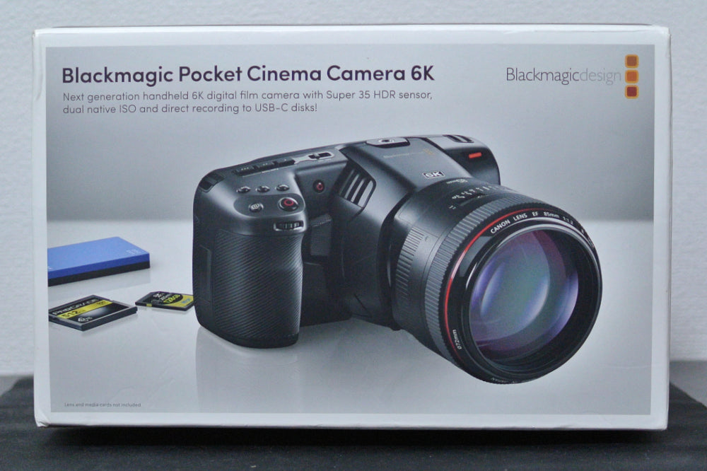 Blackmagic Pocket Cinema Camera 6K with Canon EF50mm F1.8 II and Canon EF-S55-250mm F4-5.6 IS II [o1249374124]
