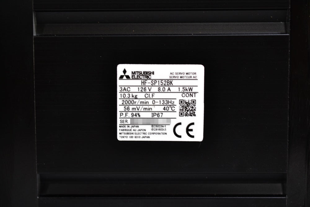 Mitsubishi Electric HF-SP152BK Servo Motor Main Unit [419790870]