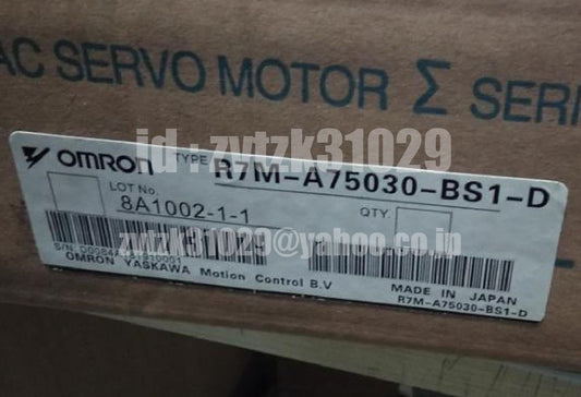OMRON R7M-A75030-BS1-D Servo Motor [g1118403898]