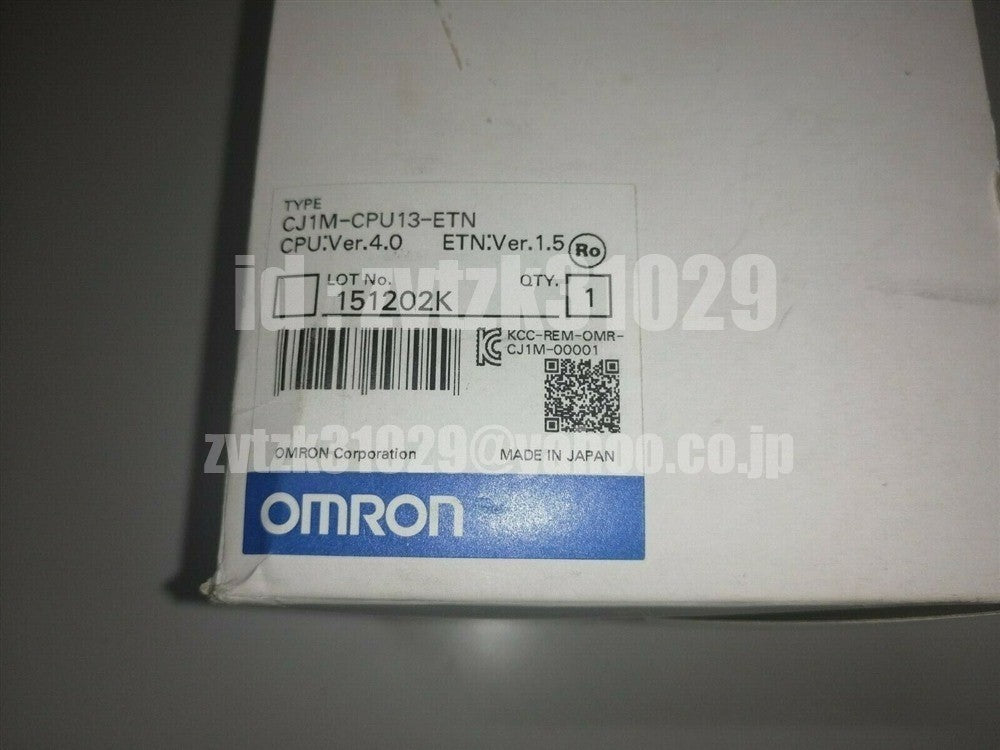 OMRON CJ1M-CPU13-ETN Program Controller [d1118616433]